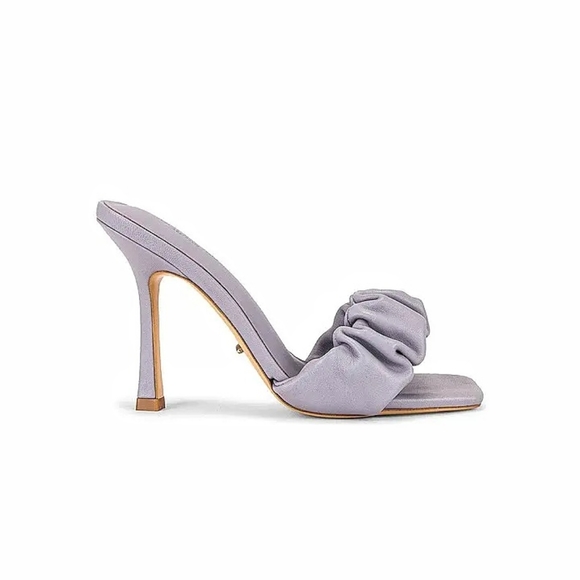 Tony Bianco Lavender Fara Scrunched Square Toe Sandal - Picture 8 of 15